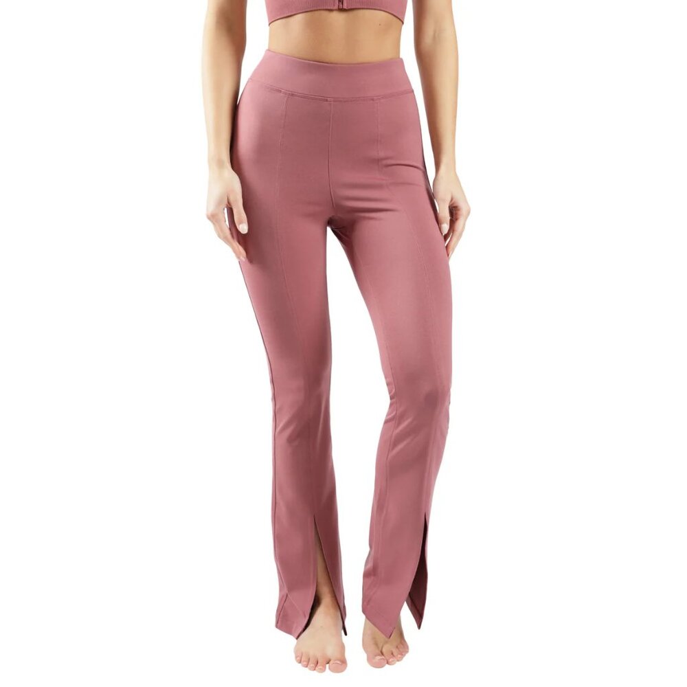 90 Degree By Reflex Rouge Blush High Waist Yoga Pant with Front Splits/NWT/XS